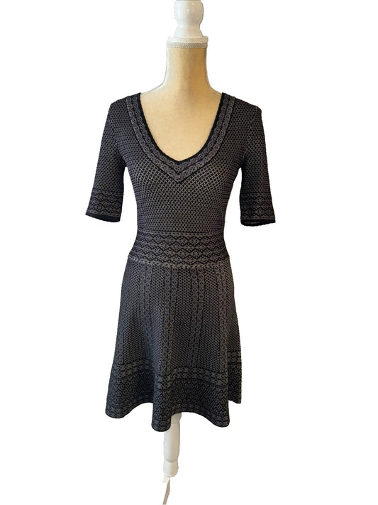 BCBG MAX BLACK KNIT DRESS NWT
