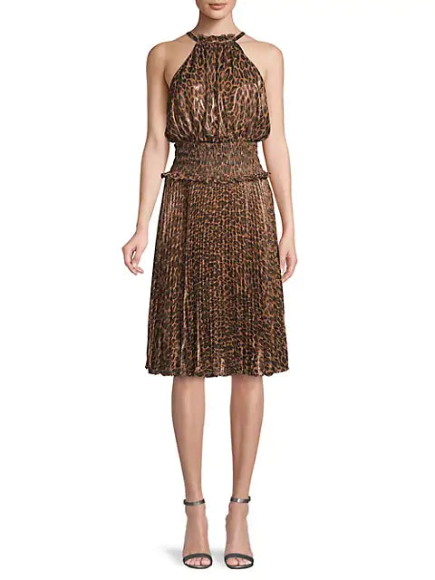 Leopard print dresses for women