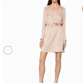 BCBGMAXAZRIA Satin Bare Pink Dress