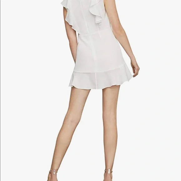 BCBGMAXAZRIA Tyrah Ruffled Mini Party Dress