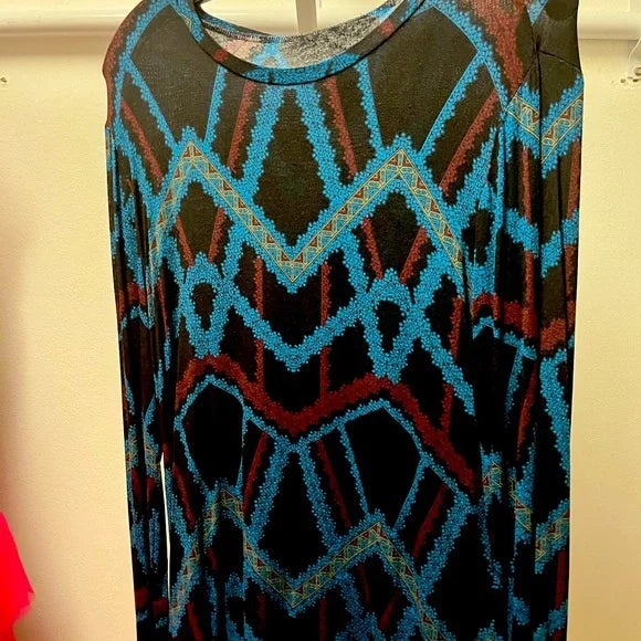 Multi print shirt NWT BCBGMaxAzria