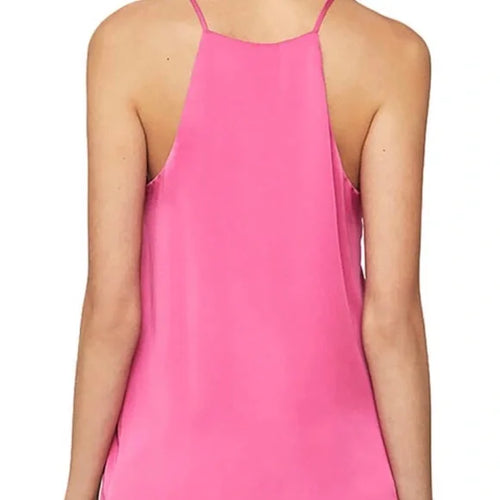 BCBG MAX AZRIA WOMENS LACE-UP SLEEVELESS BLOUSE