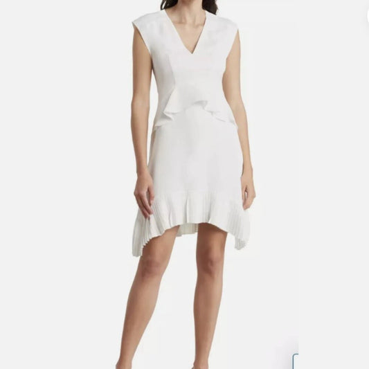 NWT RUFFLED HIGH LOW DRESS