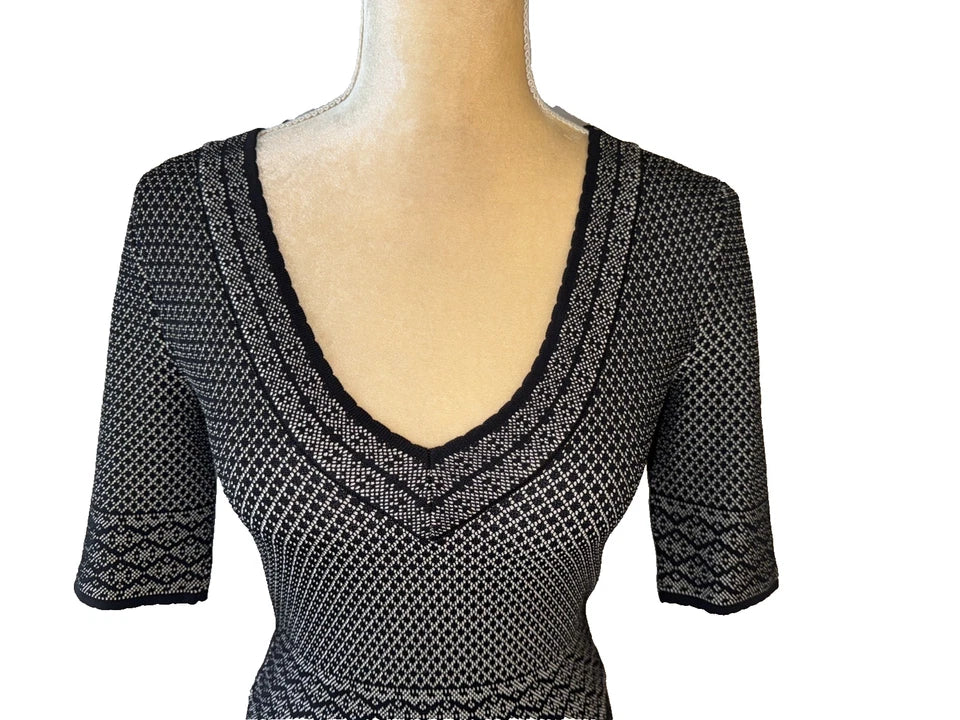 BCBG MAX BLACK KNIT DRESS NWT